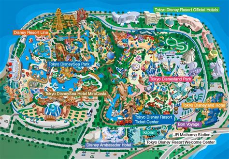 We visited hong kong disneyland, tokyo disneyland, tokyo disney sea, and aulani in hawaii. Tokyo Disney Resort Overview | Tokyo Disney Resort | Disneyland map, Tokyo disney resort, Tokyo ...
