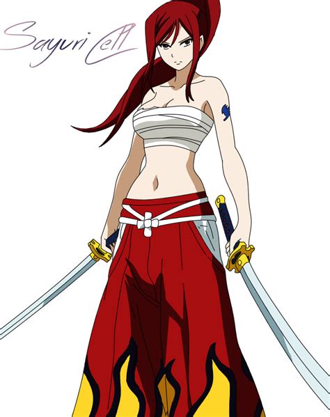 fairy tail erza scarlet by sayuricell on deviantart