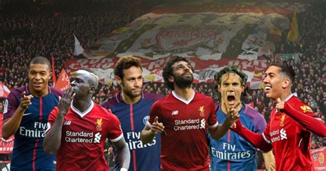 UEFA Champions League Liverpool vs PSG  Combined XI