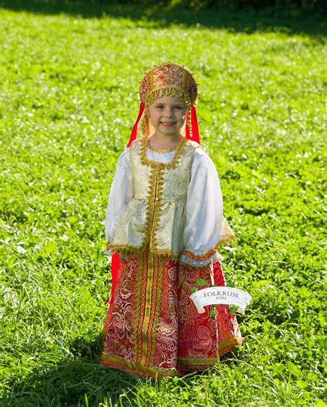 russian traditional slavic dress sudarinya for girls scenic etsy