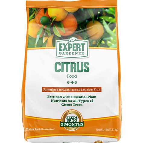 Expert Gardener Citrus Plant Food Fertilizer 6 4 6 4 Lb
