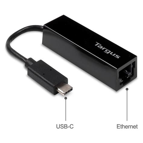 Usb C To Gigabit Ethernet Adapter Black