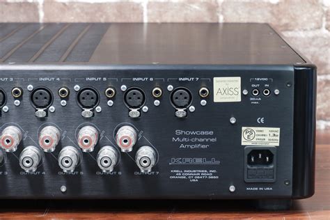 【美品】KRELL SHOWCASE 5ch Amplifier / クレル パワーアンプ / マルチチャンネル サラウンド アンプ ...