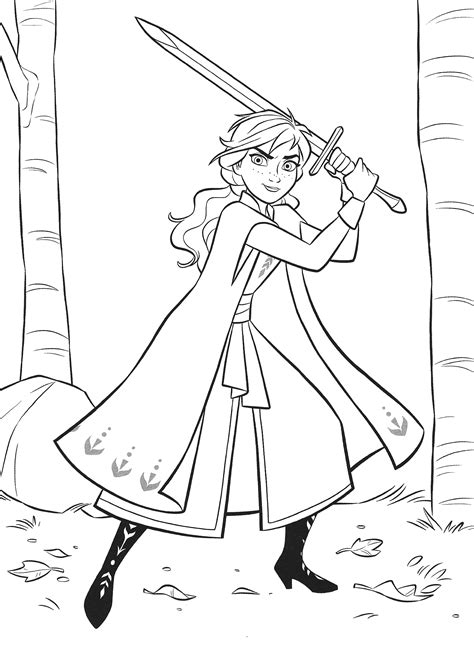New Frozen Coloring Pages With Anna Youloveit