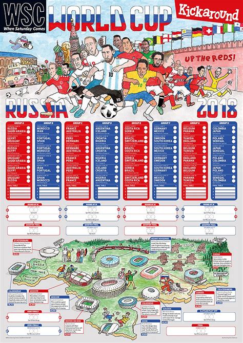 World Cup 2018 Wall Charts Forza27