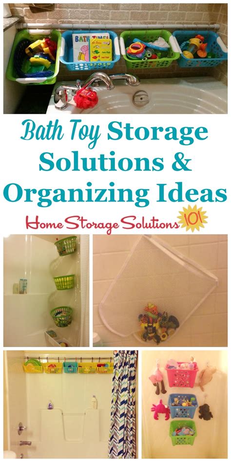 42 bathroom storage hacks and solutions that will make getting ready so much easier expand options. Bath Toy Storage & Organization Ideas