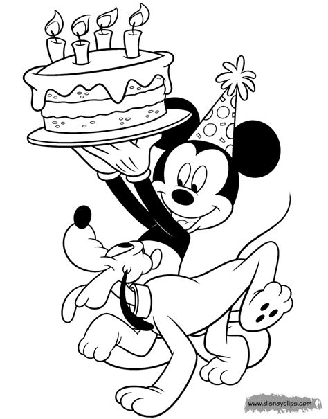 Mickey and Pluto | Mickey, Disney friends, Free coloring pages