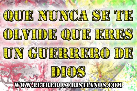 Guerrero De Dios Letreros Imagenes Cristianas