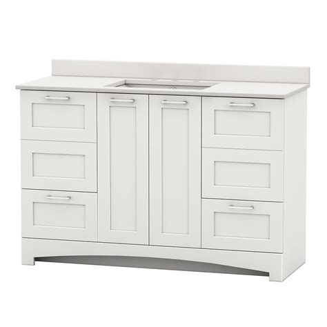 Single vanity brings sophistication to any bath. Home Decorators Collection 49 Inch W Casotto Vanity ...
