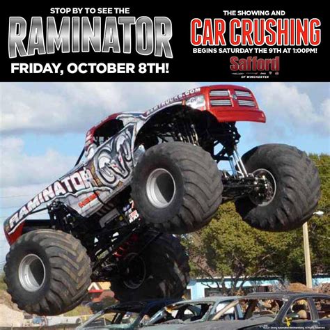 Raminator Monster Truck Event Safford Cjdr Of Winchester