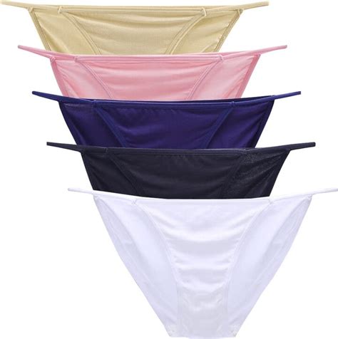 Lzzoo Women Underwears Sexy Low Rise String Cotton Bikinis Panty