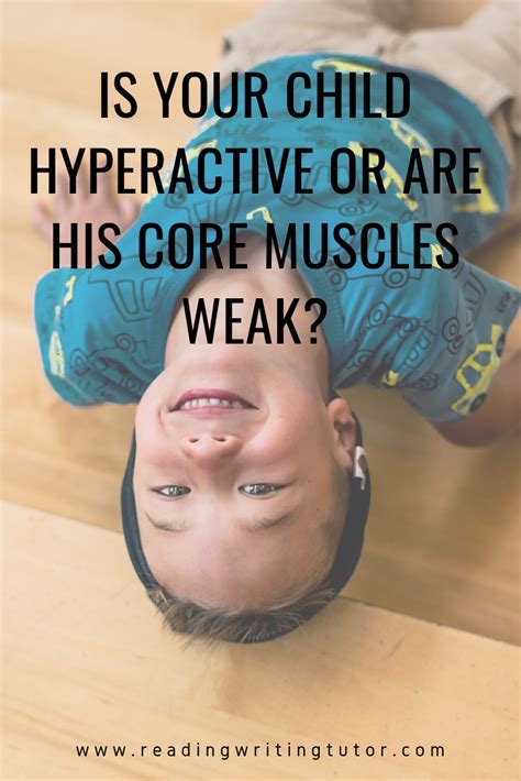 Improving Core Strength For Hyperactive Kids