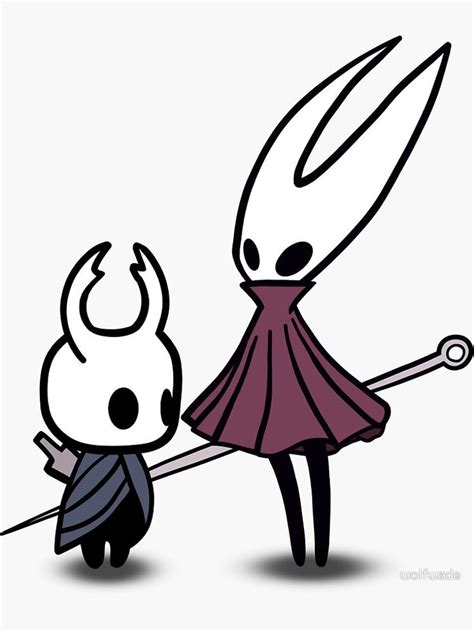 Hollow Knight Sticker By Wolfwade In 2021 Anime Character Design
