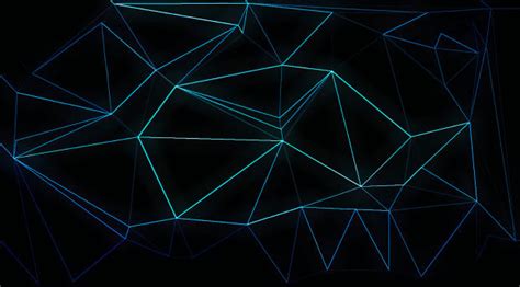 9600x5400 Blue Abstract Shape Neon Lines 9600x5400 Resolution Wallpaper