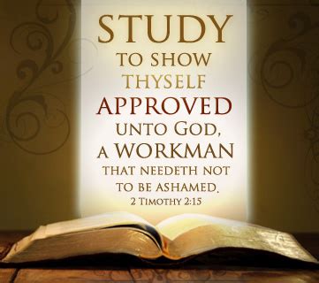 A candidate for church membership was asked, what part of the bible do you like best? he said: The Pilgrimgram: Study to Show Yourself Approved?