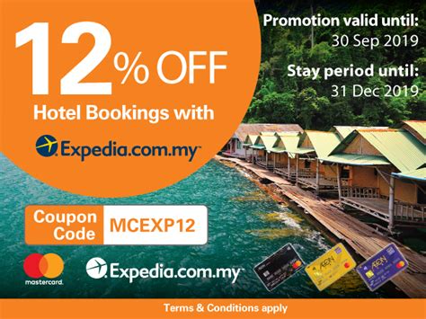 From expedia credit card discounts to exclusive airline offers, expedia malaysia is known for its great deals and promotions for your travel and stay to your holiday destination. Enjoy 12% OFF Hotel Booking with Expedia | AEON Credit ...