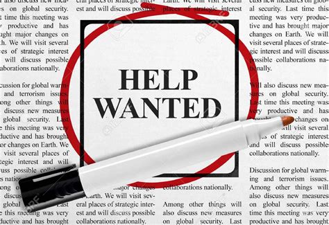 Write A Good Help Wanted Ad The Best Estimate Connoisseur Help