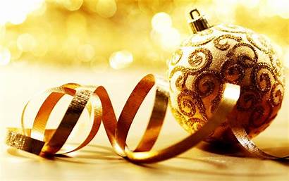 Christmas Gold Ornaments Decoration Wallpapers Ornament Backgrounds