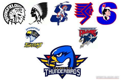 AHL: Springfield Thunderbirds Announce New Name, Logo - SportsLogos.Net ...