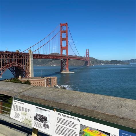 Golden Gate Bridge Tower 1 Presidio National Park San Francisco Ca