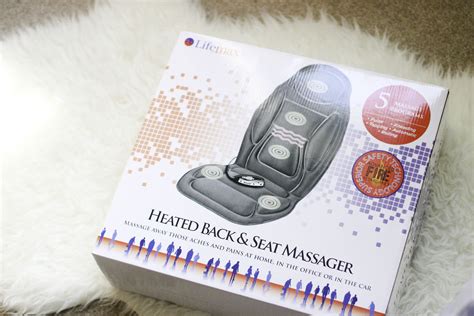 Product Review Prezzybox Lifemax Heated Back And Seat Massager Fashionandstylepolice