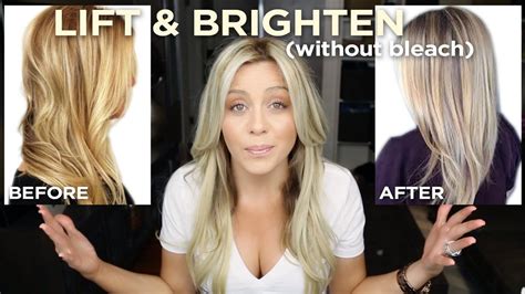 This client's hair is naturally light, so i this is a beautiful way to get into the blonde vibe without compromising the health and the strength. Simple at home, How to get brighter blonde hair. One step ...