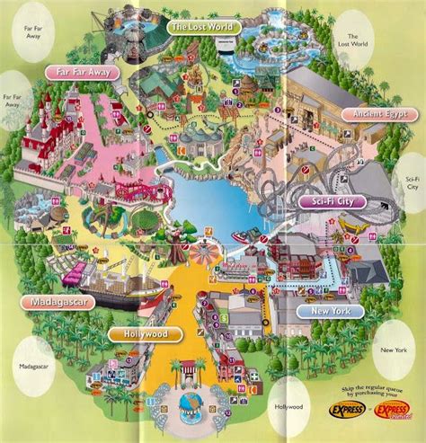 Map Of Singapore Universal Studio Maps Of The World