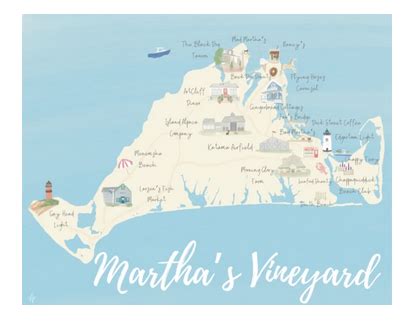 Martha S Vineyard Map Colored Style Lupon Gov Ph