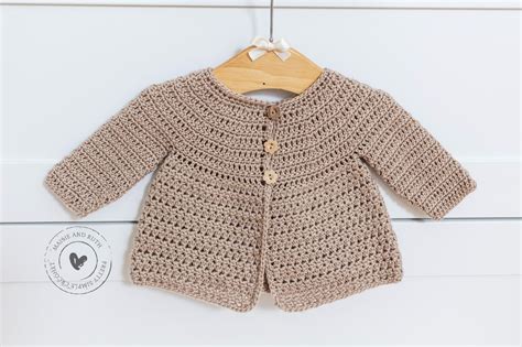Crochet Baby Cardigan Pattern The Ella Cardie Maisie And Ruth