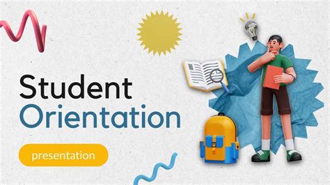 Modern 3d Student Orientation Free Presentation Template — Slidescarnival