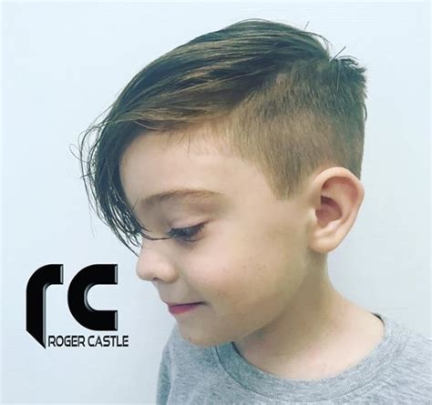 Hairstyles side part short hair men licious boys haircut. Side Swept Long Hair For Boys