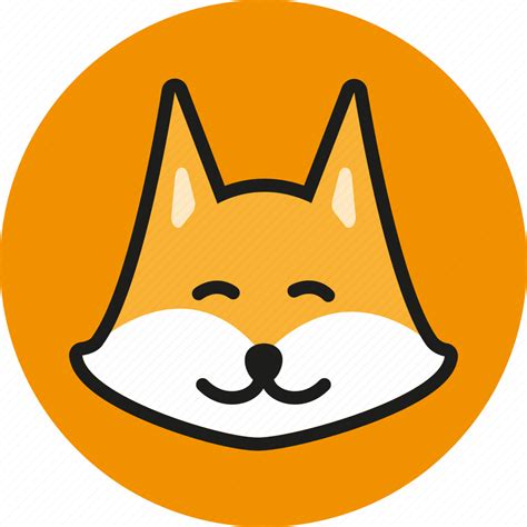Animal Cute Fox Head Logo Wild Zoo Icon Download On Iconfinder