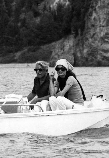 Jackie Kennedy Onassis And Aristotle Onassis On Vacation In Scorpios
