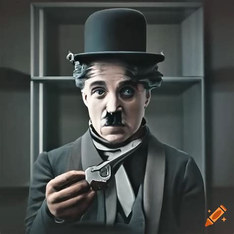 Film Poster For The Movie Starring Charlie Chaplin Morgan Freeman