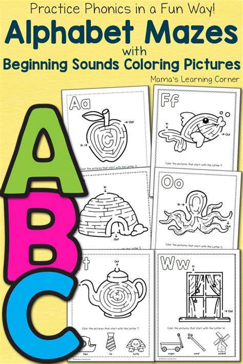 It was devised by the international phonetic association in the late 19th century as. Alphabet Mazes - Mamas Learning Corner