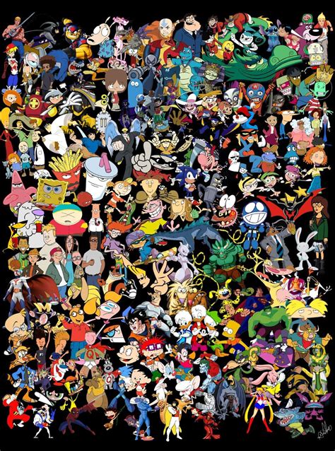 Cartoon Collage My Cartoon Collages Cartoon Network Wallpaper