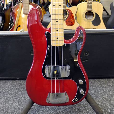 Fender 1978 Precision Bass - Crimson Red w/ Hard Case - 2nd Hand | Rich Tone Music