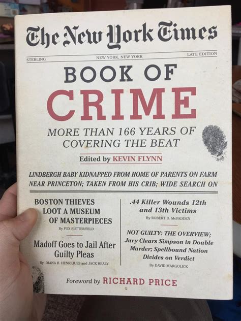 The New York Times Book Of Crime More Than 166 Years Of