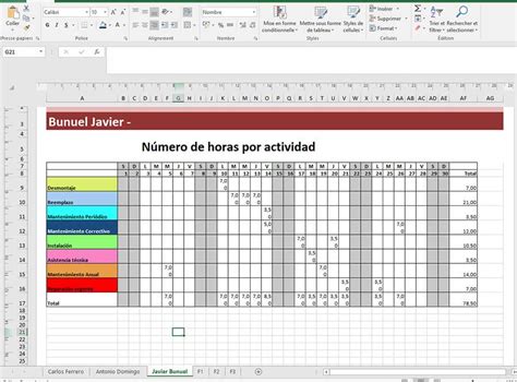 Crear Una Plantilla De Planning En Excel Con Planningpme