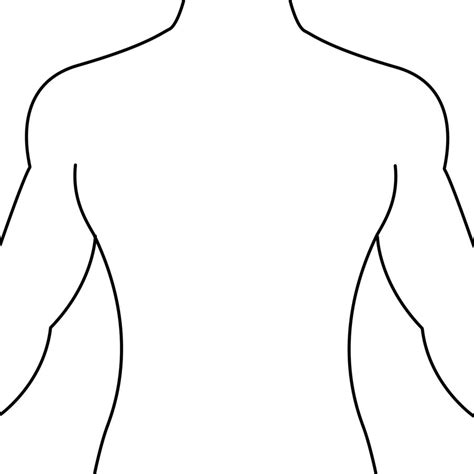 Female Body Outline Drawing Clipart Best