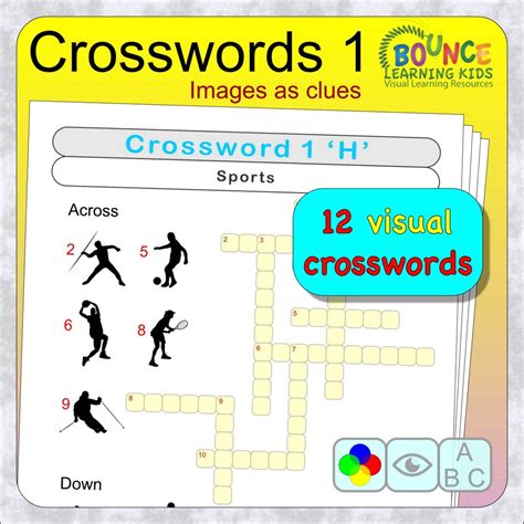 12 Fantastic Visual Crosswords Worksheets To Download