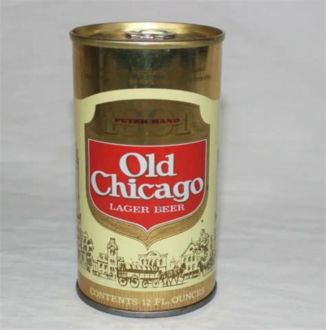 Vintage Empty Tin Beer Can Pull Tab Old Chicago Lager Beer 600 Picclick