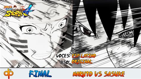 Naruto Vs Sasuke Batalla Final Naruto Español Latino Naruto