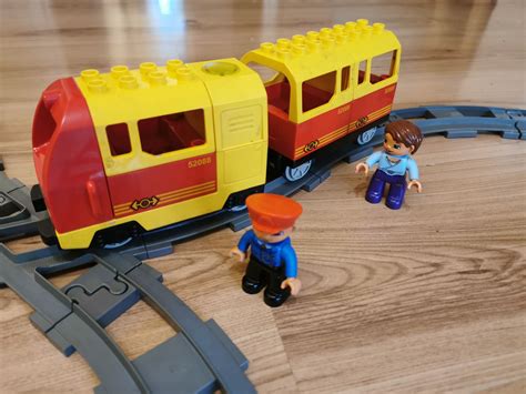 Kolejka Lego Duplo Na Baterie Oraz Klocki Policja Karetka Helikopt