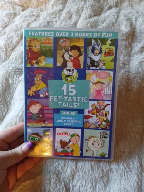 Pbs Kids 15 Pet Tastic Tails Dvd Caillou Luna Super Why Arthur Daniel