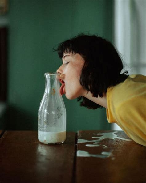 splitminded spilled milk portrait girl photography milk