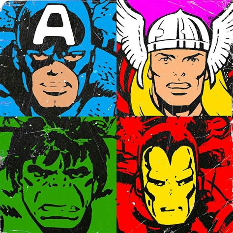 Avengers Marvel Pop Art Marvel Comics Superheroes Marvel Comic Books