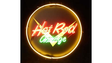 Hot Rod Garage Neon Sign Z117 Chicago 2021