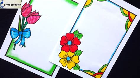 Simple Flower Designs For Project Work Best Flower Site
