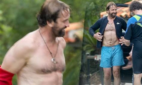 Gerard Butler 49 Shows Off His Rippling Abs As He Strips Off